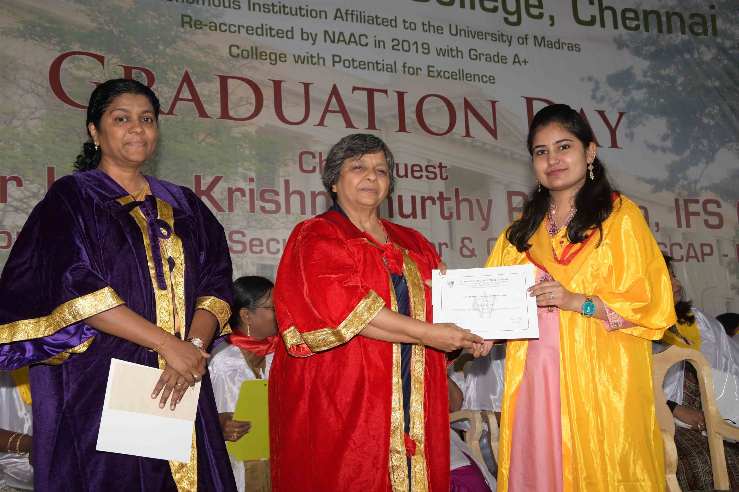 2020 - Women's Christian College, Chennai