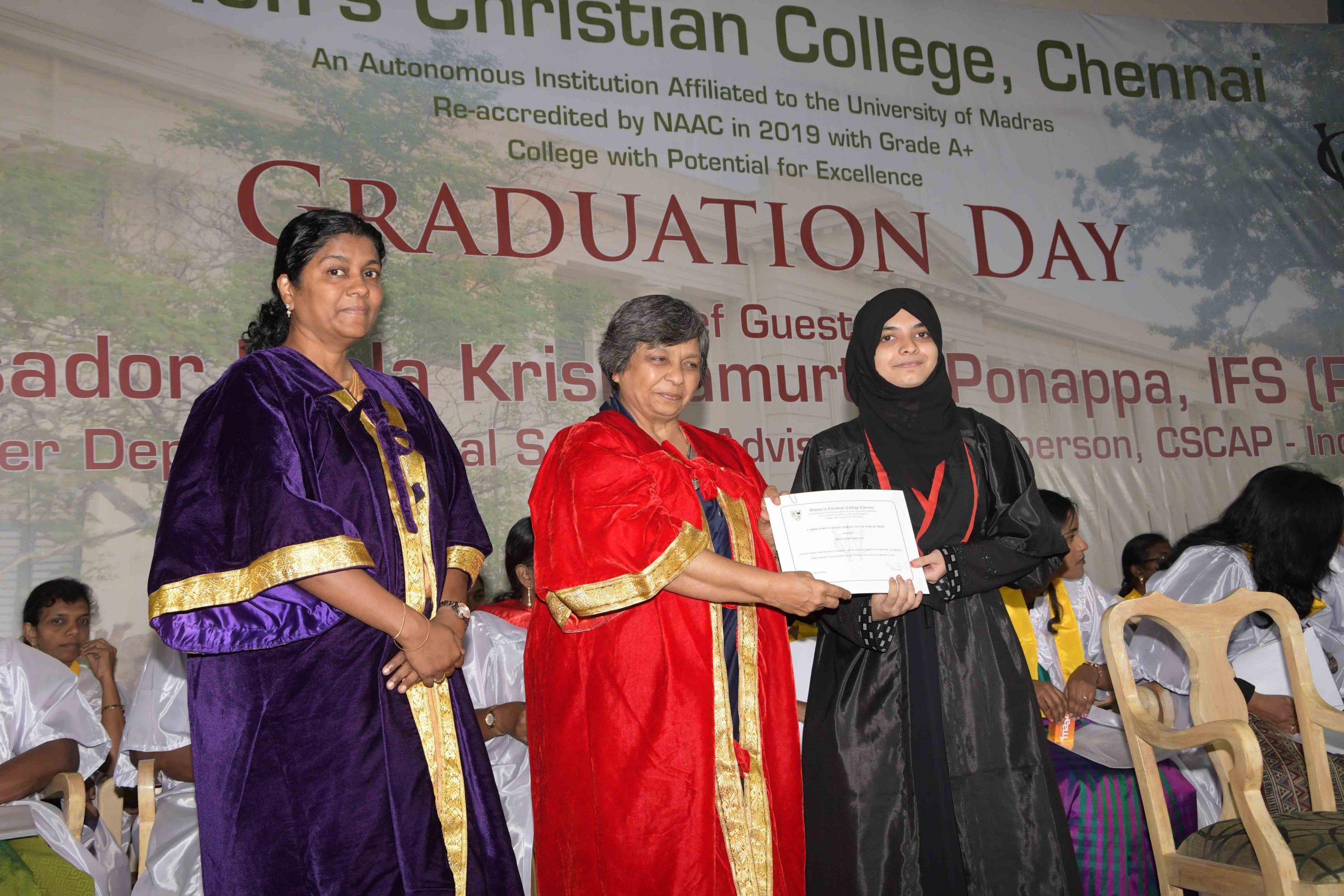 2020 - Women's Christian College, Chennai